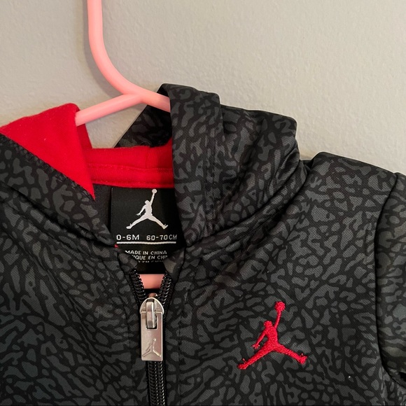 Jordan hoodie, jacket red black - Picture 3 of 3